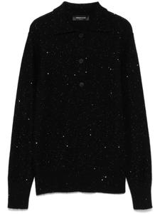 Fabiana Filippi рубашка поло с пайетками, черный