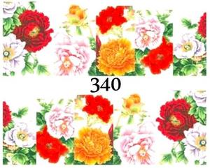 Водные наклейки для ногтей - №340, inna