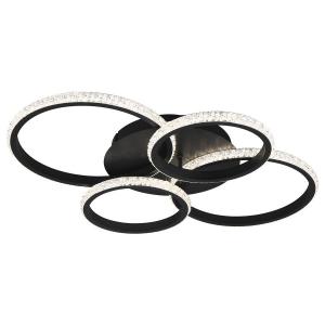 Светодиодный потолочный светильник Reality Leuchten Cires, железо - 1-световое - черное