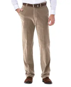 Мужские классические брюки из стретч-вельвета Haggar, загар/бежевый