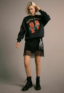 Толстовка Next SEASONAL CHRISTMAS GRAPHIC LOBSTER SANTA CLAWS LONGSLEEVE CREWNECK, Black