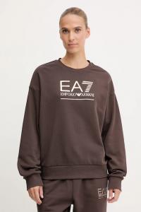 Толстовка Ea7 Emporio Armani, коричневый