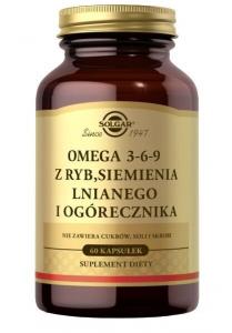 Препарат, укрепляющий иммунитет Solgar Omega 3-6-9, 60 шт