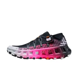 XBIONIC Кроссовки для бега по пересеченной местности с низким верхом, устойчивые к скольжению, унисекс, черные, розовые
