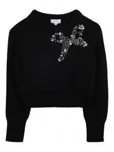 Джемпер с бусинами Marc Jacobs Kids, черный
