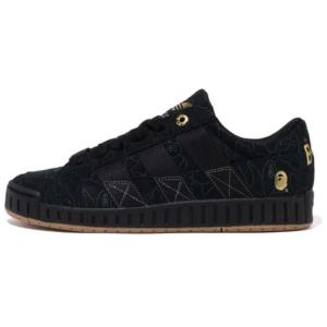 Кроссовки Bape Black X adidas originals NRTN Skateboarding Shoes Men Low-top Black, черный
