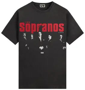 Футболка с винтажным принтом "Kith For The Sopranos Est. 1990 Poster", черный