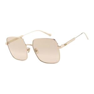 Металлические квадратные солнцезащитные очки женские Gold DIOR, золотой