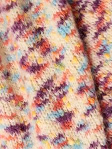 Вязаный шарф с бахромой Noah A.P.C., мультиколор