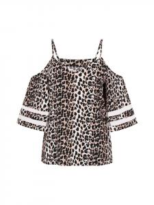 Женская блузка с леопардовым принтом faina