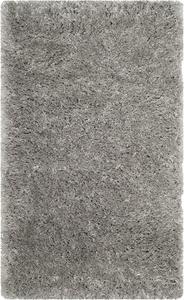 Ковер SAFAVIEH, 61 x 92 см, Polar Shag Collection, Silver, сплошной дизайн Glam, не линяет и прост в уходе, идеален для помещений с высокой проходимостью: прихожая, гостиная, спальня (PSG800D)
