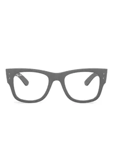 Квадратные ацетатные очки Ray-Ban, серый