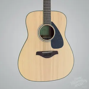 Yamaha FG82012 12-струнная акустическая гитара Dreadnought, натуральная