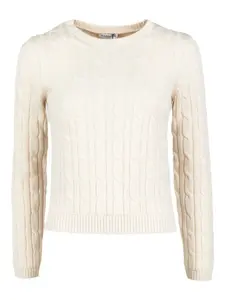 Свитер в стиле "косы" Marella, нейтральный