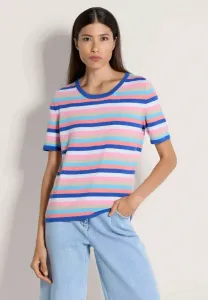 Футболка-Пуловер glatt с принтом Madeleine, Azure Blue/White/Multicolour