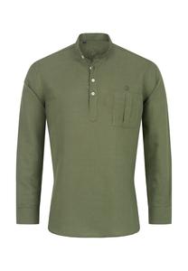 Рубашка льняная рубашка Indumentum, зеленый