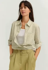 Блузка на пуговицах aus einer michung Bugatti, Moos