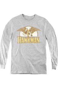 Футболка с длинным рукавом DC Comics Fly By Youth Gildan, Athletic Heather