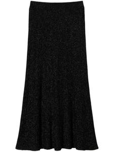 TWINSET трикотажная юбка миди, черный