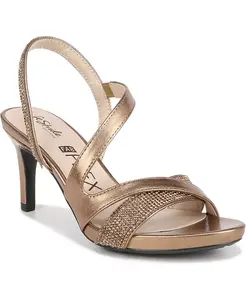 Женские босоножки Mia Glitz с асимметричными ремешками LifeStride, золотой