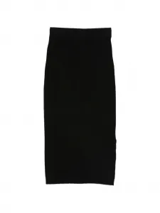 Трикотажная эластичная юбка миди BOMPARD, черный