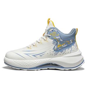 Кроссовки баскетбольные мужские Sports Collection WARRIOR, бежевый/синий (all-season)