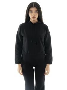 LEONE 1947 APPAREL Короткая, базовая женская толстовка Leone Basic с капюшоном