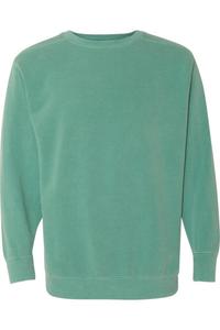 Свитшот Comfort Colors, окрашенный в готовом виде, цвет seafoam