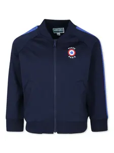 Куртка Boke Flower на молнии Kenzo Kids, синий