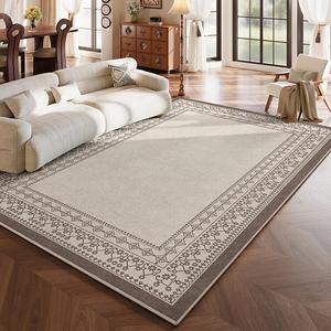 Budis Ковер 140х200 см в стиле французского винтажа для гостиной, водостойкий, устойчивый к пятнам, утолщенный, Huajiji