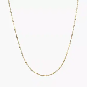 Базовое ожерелье-цепочка Джулиана из стерлингового серебра 18 карат с позолотой Bearfruit Jewelry, gold