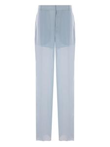 Полупрозрачные брюки Blumarine, синий