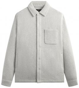 Рубашка-куртка Kith Striped Interlock Ginza, серый