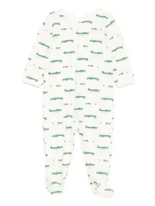 Комбинезон для новорожденного с принтом Petit Bateau, белый