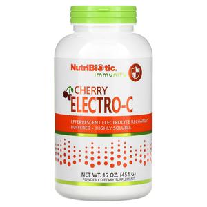 Добавка NutriBiotic Immunity Cherry Electro-C, 454 г