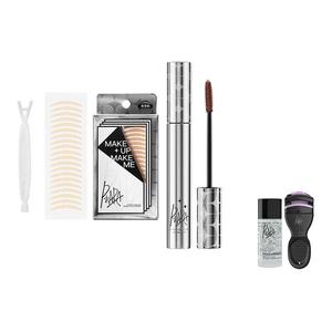 Тушь для ресниц peiran удлиняющая + набор для макияжа с патчами для двойного века натуральная стойкая устойчивая к размазыванию без переноса PIARA