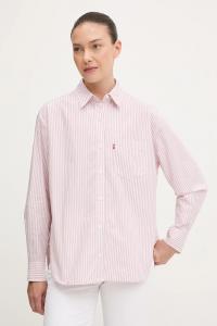 Хлопковая рубашка Levi'S, розовый