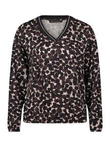 Блузка-рубашка с эластичным поясом коричневого/бежевого цвета Betty Barclay