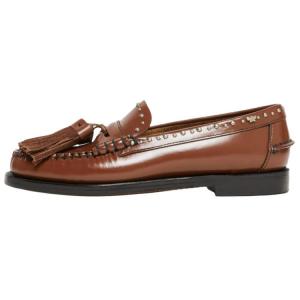 MaxMara Weekend Series кожаные повседневные туфли женские brown