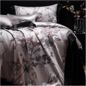 YIZUFU Комплект постельного белья американский винтажный 1400TC египетский хлопок шелковисто-мягкий растительный принт Fitted Bed Sheet