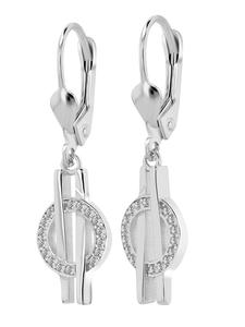 Adeliás Женский кулон из золота 333 пробы с кубическим цирконием в серебре