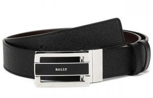 Кожаный ремень с пряжкой из телячьей кожи BALLY