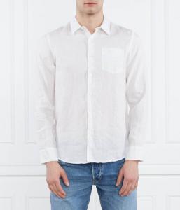 Рубашка льняная Guess Jeans ls Island, белый