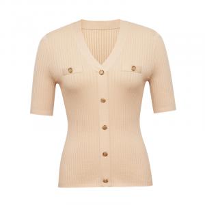 Небольшой женский свитер Deep Breath в полоску, черный