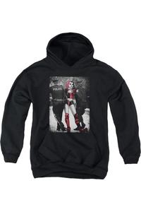 Батмен арестовывает молодежь худи с капюшоном Gildan, черный