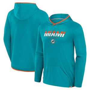 Мужская толстовка с длинным рукавом aqua miami dolphins transitional defender Fanatics
