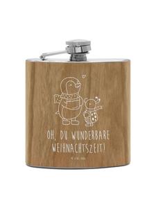 Mr. & Mrs. Panda Зимняя фляжка Smörle с надписью коричневого цвета