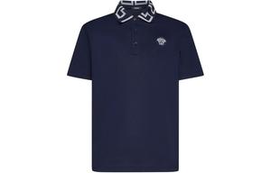 Вышитая поло Medusa VERSACE, Морской синий