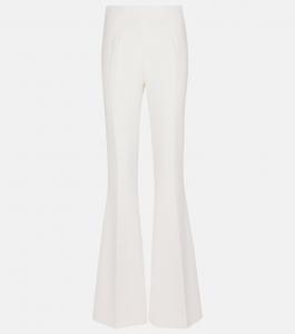 Расклешенные брюки Halluana с завышенной талией SAFIYAA, белый