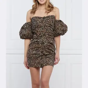 Платье с пуговицами Pinko, коричневый